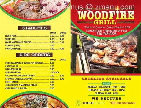 Online Menu of Wood Fire Grill Restaurant, Hempstead, New York, 11550 ...