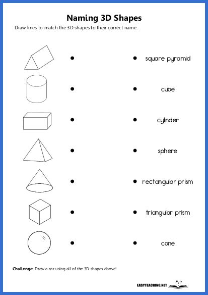 Free drawing 3d shapes worksheet, Download Free drawing 3d shapes ...