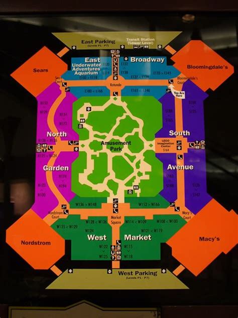 lululemon mall of america parking lot map 2020