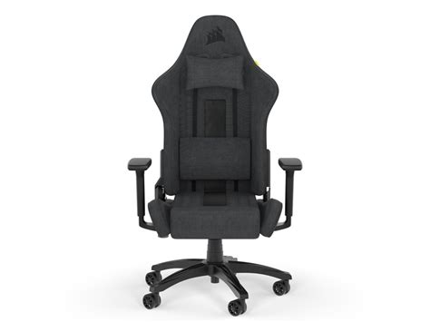 Corsair TC100 RELAXED Gaming Chair - Fabric Black/Grey | Gaming Furniture