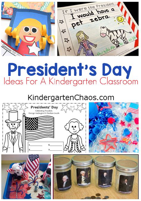 President Day Activities For Kindergartners