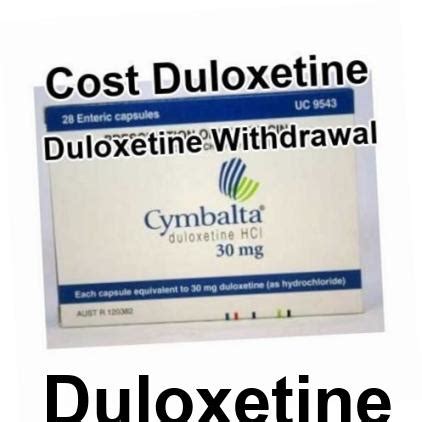 Duloxetine withdrawal treatment, what are the withdrawal symptoms from ...