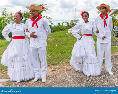 Dancers In Coustumes For Dancing Son Jarocho La Bamba Folk Dance ...