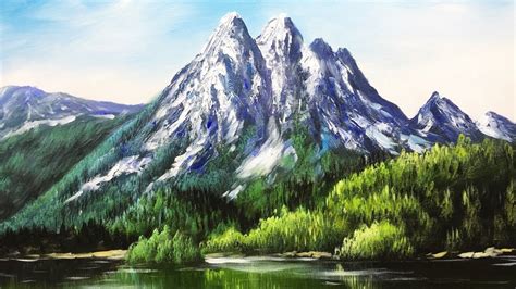 Acrylic Mountain Paintings