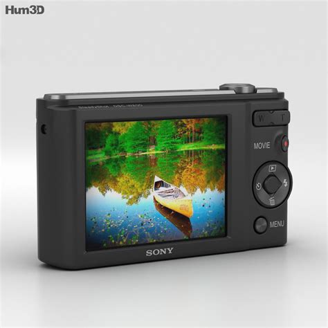 Sony Cyber-shot DSC-W800 Black 3D model - Hum3D