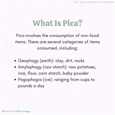 Pica: Signs, Symptoms, & Treatments