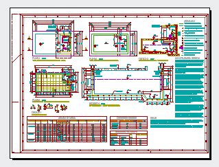 Detail drawing of Pump house design drawing - Cadbull