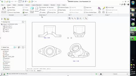 Creo Parametric: Drawing | GrabCAD Tutorials