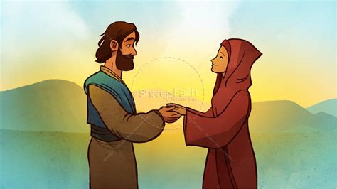 Genesis 24 Isaac and Rebekah Kids Bible Story | Clover Media