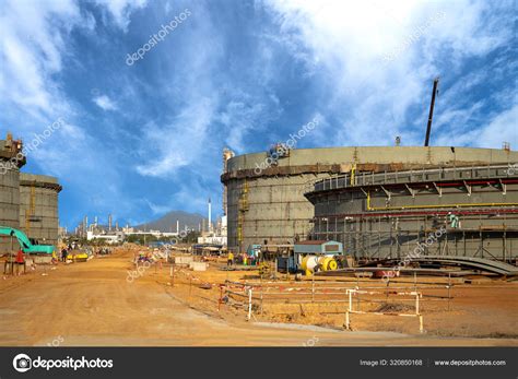 Construction Oil Storage Tank Stock Photo by ©Jamesjee 320850168