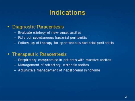 PARACENTESIS COURSE – Hospital Procedures Consultants