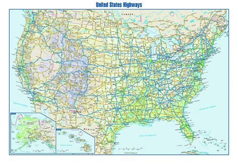 Free Printable Us Highway Map Us Highway Map Printable Usa Road Map ...