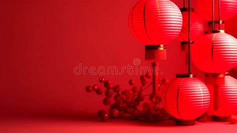 Traditional Chinese Lunar New Year, Chinese Lanterns, Top Red ...