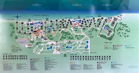 Cancun Moon Palace Resort Printable Map