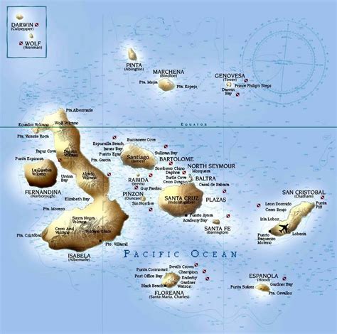 Galapagos Islands Map