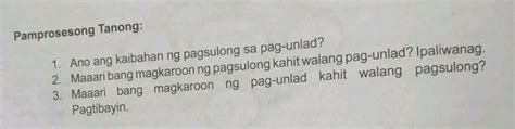 Pamprosesong Tanong 1 Ano Ang Kaibahan Ng StudyX