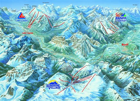 Banff Trail map - Freeride