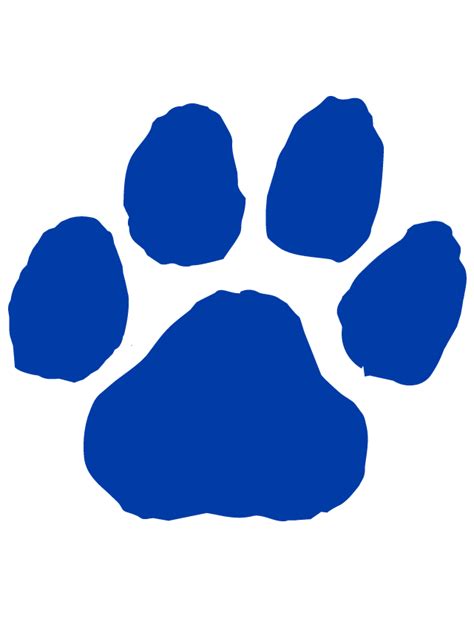 Blue Paw Print Logo - LogoDix