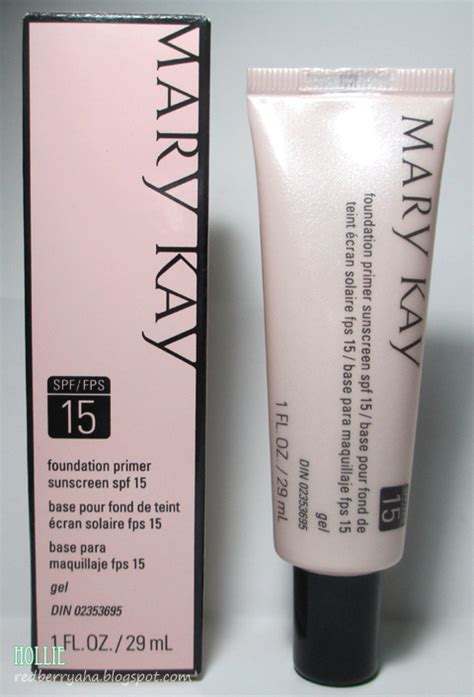 Random Beauty by Hollie: Mary Kay Foundation Primer Sunscreen SPF 15 Review