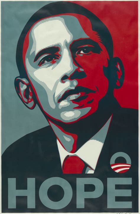 Barack Obama "Hope" Poster | The Art Institute of Chicago