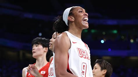 Paris 2024 basketball: A’ja Wilson scores a double-double as Team USA ...