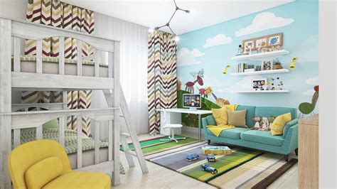 Wall Design For Bedroom For Kids - Decoration Ideas