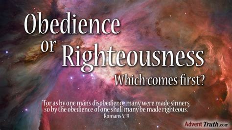 Righteousness by Faith – Advent Truth