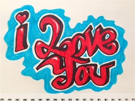 I Love You Graffiti Style