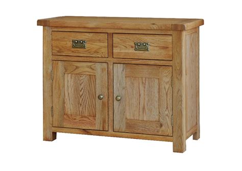 Rustic Oak 3ft Sideboard - Oak Barn Furnishings