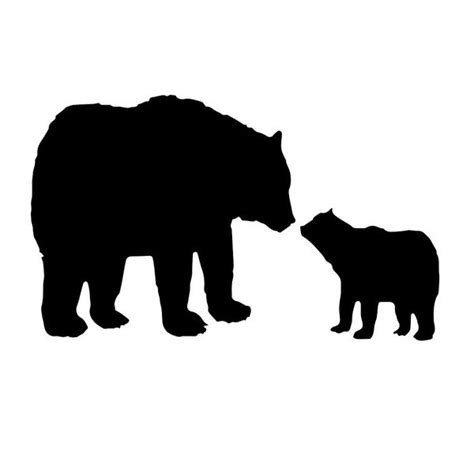 Momma & Baby Bear Stencil Bears Stencils