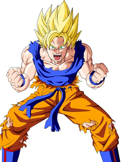 Goku SSJ by BardockSonic on DeviantArt