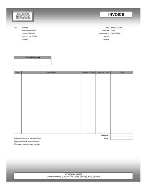 google docs invoice template — excelxo.com