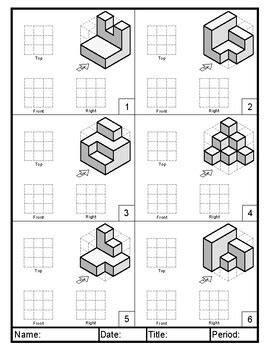 Orthographic Projection Exercises With Answers