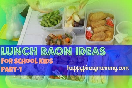 Lunch Ulam Baon Ideas for School Kids – Part 1 - Happy Pinay Mommy