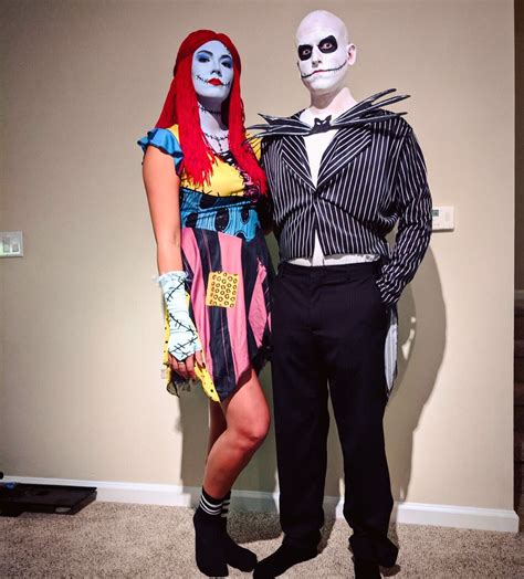 Couples Halloween Costume - Jack Skellington and Sally from Nightmare ...