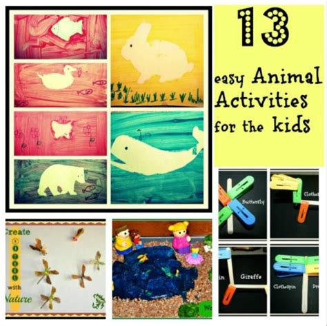 13 easy animal activities – Fun Littles