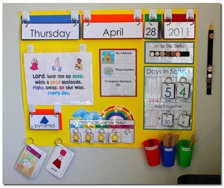 Calendar Ideas For Preschool To Make