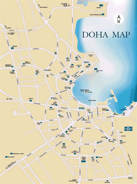 Doha, Qatar, Map