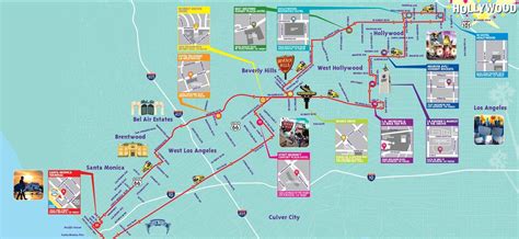 City Sightseeing Los Angeles Map - map of interstate