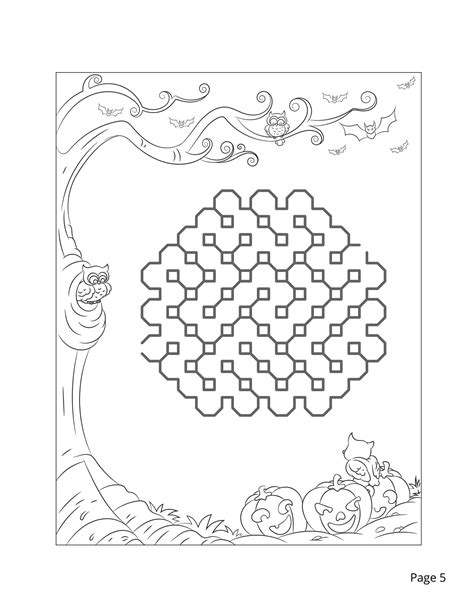 Halloween Mazes for Kids Printable Mazes for Kids 4-8 Trick or Treat ...