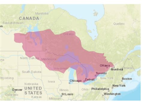 A tribal map of the Ojibwe Nation : r/MapPorn