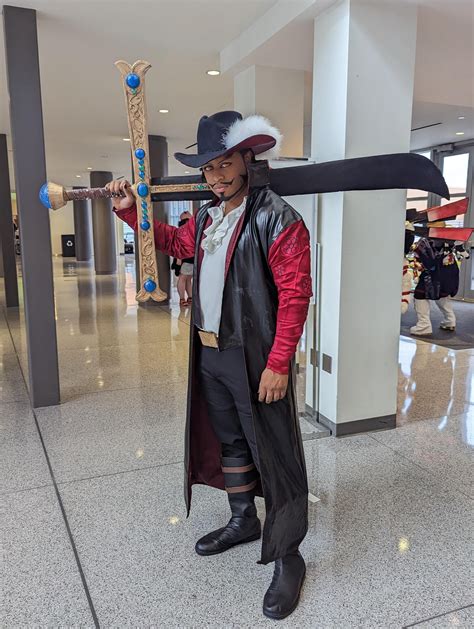 My Hawkeye Mihawk cosplay : r/OnePiece