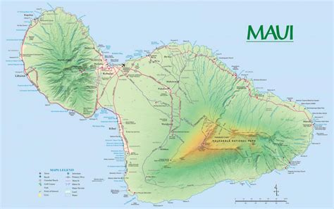 Maui Printable Map - Printable Templates