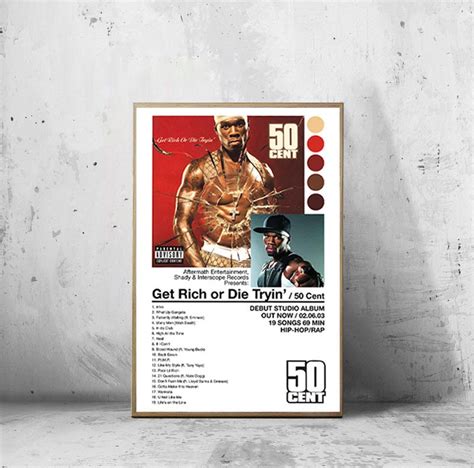 50 Cent Get Rich or Die Tryin' Poster 50 Cent Poster Get - Etsy