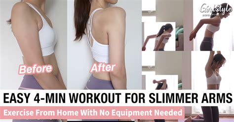 Simple & Easy 4-Min Home Workout To Get Toned & Slimmer Arms In 2 Weeks ...