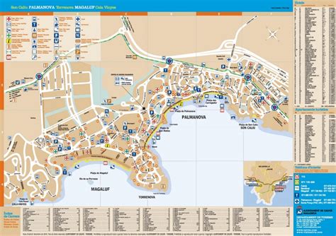 Magaluf and Palma Nova hotel map - Ontheworldmap.com