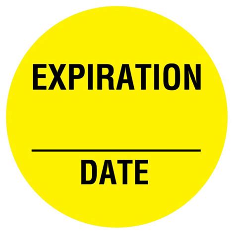 Expiration Date labels, 3/4" x 3/4" | United Ad Label