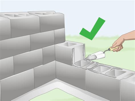 How to Build a Cinder Block Wall (with Pictures) - wikiHow