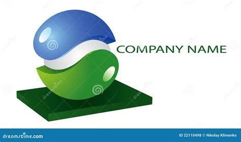 Illustration Green Blue Logo Stock Vector - Illustration of environment ...