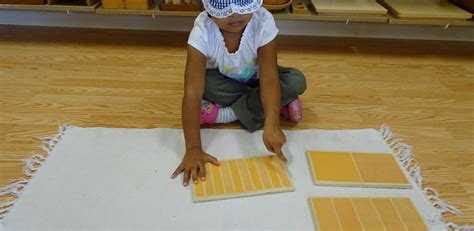 Sensorial curriculum at Montessori American School